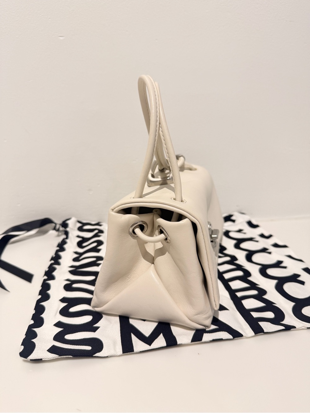 NWT Marc Jacobs mini dual satchel - cloud white - Picture 2 of 7